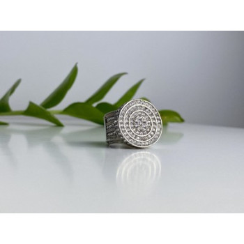 925 STERLING SILVER CZ RING SIZE 6.5