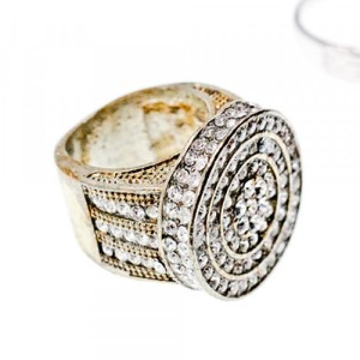 925 Sterling Silver CZ Ring Size 6.5