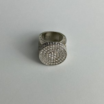 925 Sterling Silver CZ Ring Size 6.5