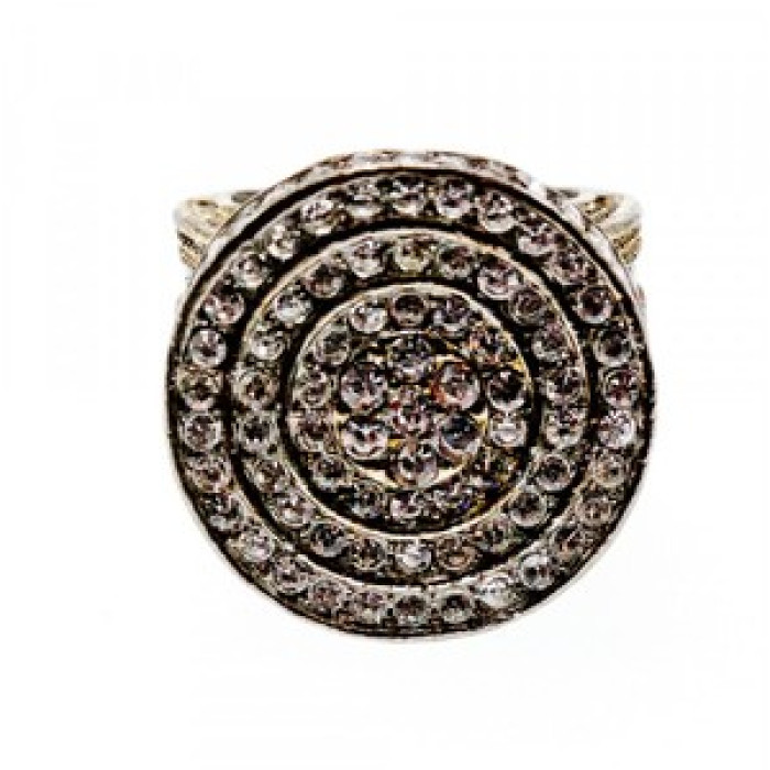 925 Sterling Silver CZ Ring Size 6.5