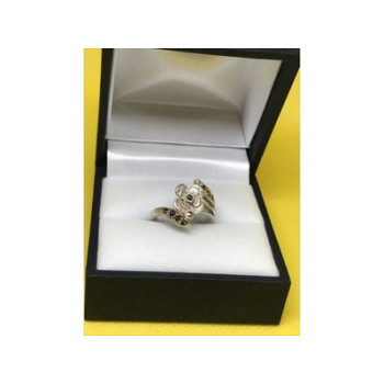 925 Sterling Silver Black Spinel 