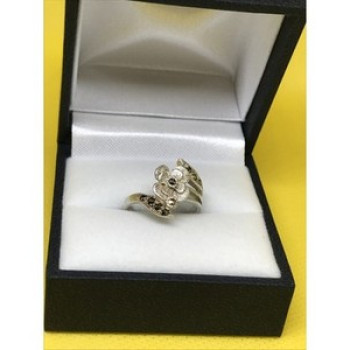 925 Sterling Silver Black Spinel 