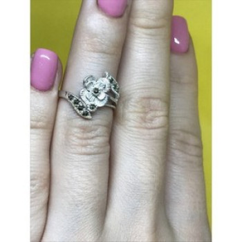 925 Sterling Silver Black Spinel 