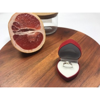 925 Sterling Silver Pearl & CZ Ring Size 5.5