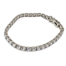 925 Sterling Silver CZ Bracelet