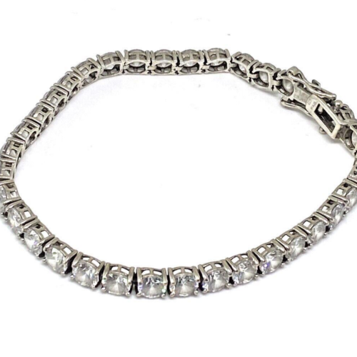 925 Sterling Silver CZ Bracelet