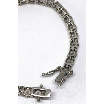 925 Sterling Silver CZ Bracelet