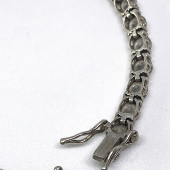 925 Sterling Silver CZ Bracelet