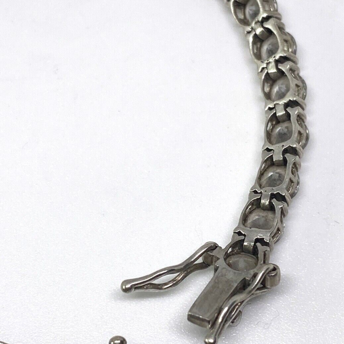 925 Sterling Silver CZ Bracelet