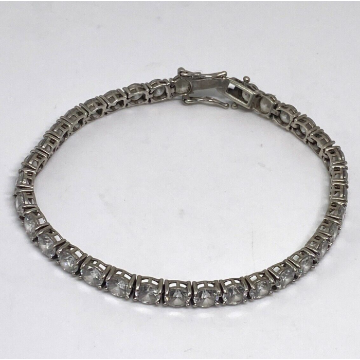 925 Sterling Silver CZ Bracelet