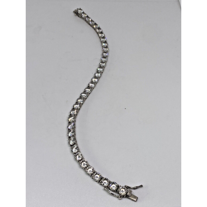 925 Sterling Silver CZ Bracelet