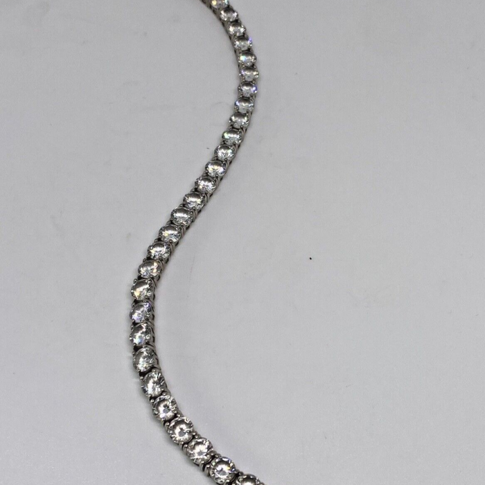925 Sterling Silver CZ Bracelet