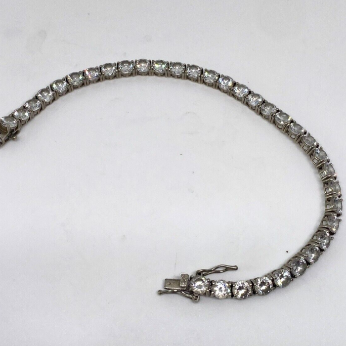 925 Sterling Silver CZ Bracelet