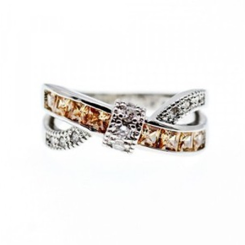 925 Sterling Silver CZ Ring Size 12.5