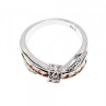 925 Sterling Silver CZ Ring Size 12.5