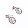 925 Sterling Silver CZ Stud Earrings