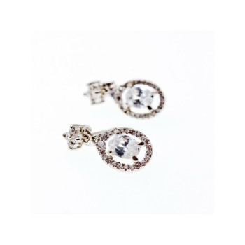 925 Sterling Silver CZ Stud Earrings
