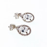 925 Sterling Silver CZ Stud Earrings