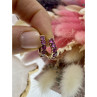925 Sterling Silver Gold Plated Spinel Earrings
