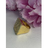 925 Sterling Silver Gold Plated Italy Ring Size 8