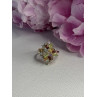 925 Sterling Silver Amethyst Peridot Garnet Topaz Citrine Ring Size 8