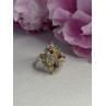 925 Sterling Silver Amethyst Peridot Garnet Topaz Citrine Ring Size 8