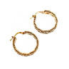 925 Sterling Silver Gold Plated Earrings Italy
