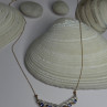 VJL 10K Yellow Gold Tanzanite & Diamond Necklace Length 18 inch