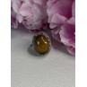 Vintage 925 Sterling Silver Tiger Eye Ring Size 9