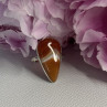 925 Sterling Silver Agate Ring Size 7.5