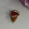925 Sterling Silver Agate Ring Size 7.5