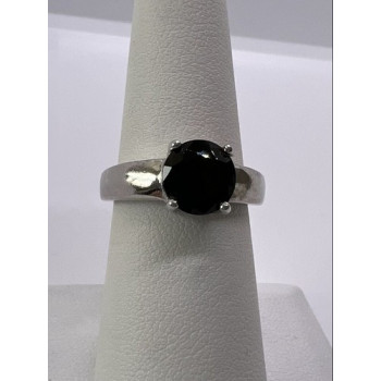 925 Sterling Silver Garnet Ring Size 6