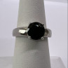 925 Sterling Silver Garnet Ring Size 6