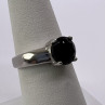 925 Sterling Silver Garnet Ring Size 6