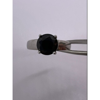 925 Sterling Silver Garnet Ring Size 6