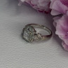 Beautiful 925 Sterling Silver CZ Ring Size 10