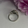 Beautiful 925 Sterling Silver CZ Ring Size 10