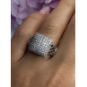 925 Sterling Silver White Sapphire Ring Size 7
