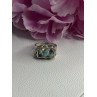 925 Sterling Silver Turquoise & Sodalite Ring Size 7.5