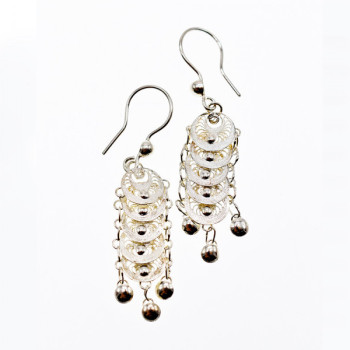 925 Sterling Silver Earrings Italy