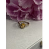 925 Sterling Silver Citrine & Beryl Ring Size 7