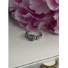 925 Sterling Silver Topaz Sapphire Beryl Ring Size 8