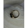10K Yellow Gold Emerald Ring Size 4