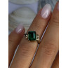 10K Yellow Gold Emerald Ring Size 4