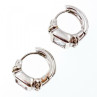 925 Sterling Silver White Beryl Earrings