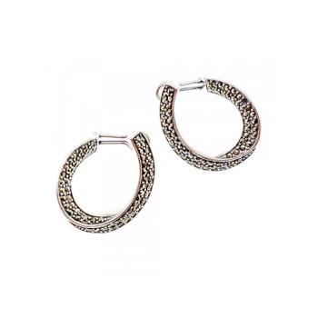 925 STERLING SILVER MARCASITES EARRINGS