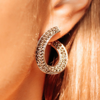 925 Sterling Silver Marcasites Earrings
