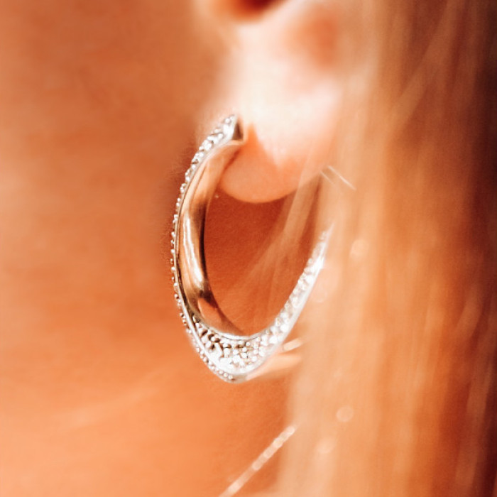 925 Sterling Silver Marcasites Earrings
