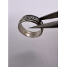 925 Sterling Silver Band Flower Pattern Ring Size 4