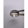 925 Sterling Silver Band Flower Pattern Ring Size 4